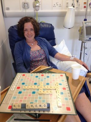 Scrabble is a great distraction from chemo